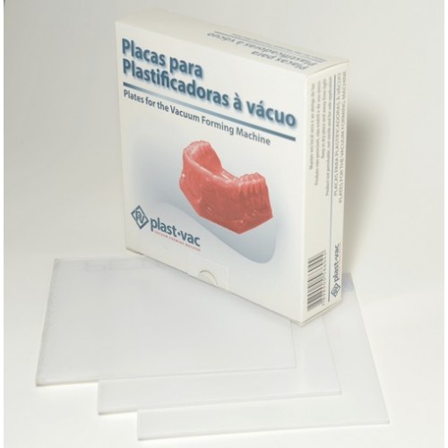 Cristal (PET-G) - пластины термопластичные для вакуумформера, жесткие, 1,0 мм (20 шт.) | Bio-Art (Бразилия)