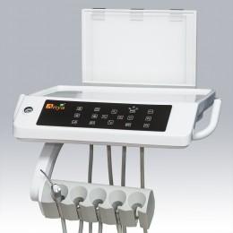 Anya AY-A 3600 - стоматологическая установка с нижней подачей инструментов и сенсорной панелью