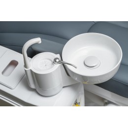 Anya AY-A 3600 - стоматологическая установка с нижней подачей инструментов и сенсорной панелью