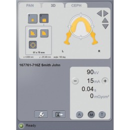 KaVo Pan eXam Plus 3D - цифровая панорамная рентгенодиагностическая система с функцией 3D-томографии 6x8 см и возможностью дооснащения модулем цефалостата