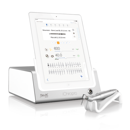 iChiropro - система для имплантологии, с подсветкой, наконечником CA 20:1 L Micro-Series KM (без iPad) | Bien-Air (Швейцария)