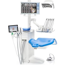 Planmeca Compact i5 - стоматологическая установка с креплением консоли врача над пациентом, верхняя подача