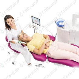 Planmeca Compact i5 - стоматологическая установка с креплением консоли врача над пациентом, верхняя подача