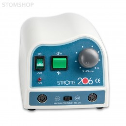 STRONG 206 103L - щеточный микромотор с наконечником 103L, 45000 об/мин