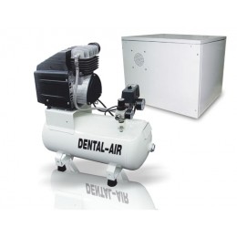 Dental Air 1/24/3-C - безмасляный воздушный компрессор с дополнительным звукоизолирующим сборным кожухом (100 л/мин) на 1 установку