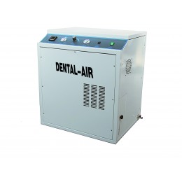 Dental Air 2/24/379 - безмасляный воздушный компрессор на 2 установки, с осушителем, с кожухом, 150 л/мин
