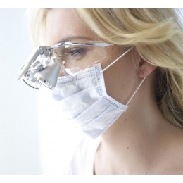 EyeMag Smart - налобные бинокулярные лупы на оправе, увеличение 2.5х