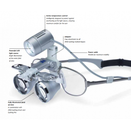 EyeMag Light II - мощный LED-осветитель с максимальной интенсивностью освещения 50000 люкс для высокой детализации