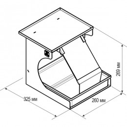 Б 6.0 БИГ - широкий бокс для шлифмотора