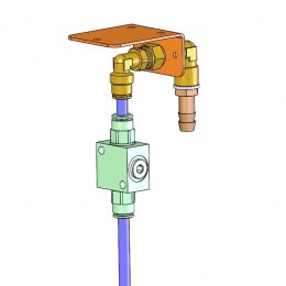 БЛОК 3.0 ПНЕВМО - пневморазветвитель на 3 выхода для подключения КУЛЕР 1.0 БМ к столам серии МАСТЕР