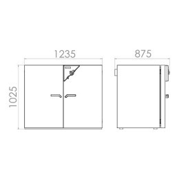 Binder FED 400 - стерилизатор горячим воздухом, 400 л
