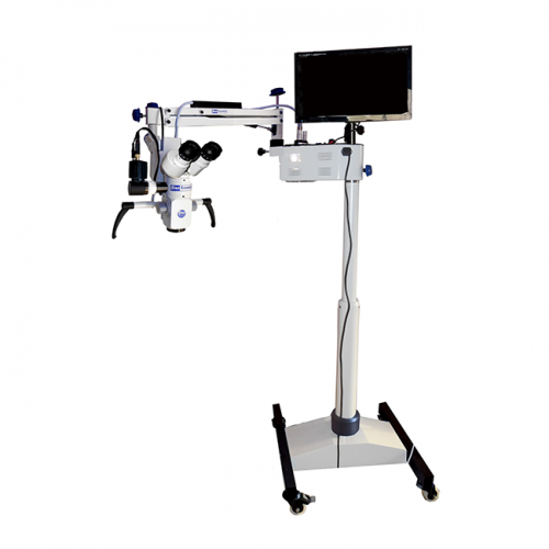 Vision 5 Plus 0-180 - операционный микроскоп, изменяемый угол наклона тубуса 0-180°, 5-ти ступенчатое увеличение, HD-видеофиксация и галогенный свет | Bino Scientific (Индия)