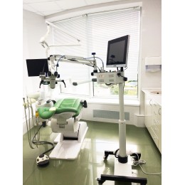 Vision 5 plus? - дентальный операционный микроскоп с 5-ти ступенчатым увеличением и HD-видеофиксацией