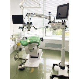 Vision 5 plus? - дентальный операционный микроскоп с 5-ти ступенчатым увеличением и HD-видеофиксацией