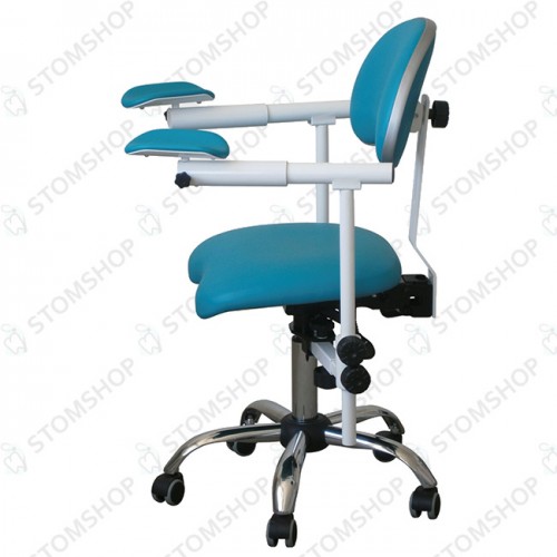 Scope-3D - стул врача-стоматолога с телескопическими подлокотниками для работы с микроскопом | DealDent (Украина)