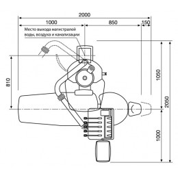 Fedesa Coral Air - ультракомпактная стоматологическая установка с нижней/верхней подачей инструментов