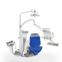 Fedesa Coral Lux - ультракомпактная стоматологическая установка с нижней/верхней подачей инструментов