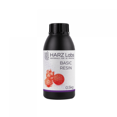 HARZ Labs Basic Resin - базовая фотополимерная смола, цвет красный, 0.5 кг | HARZ Labs (Россия)