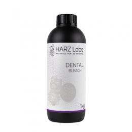 HARZ Labs Dental Bleach - фотополимерная смола для стоматологии, цвет молочный полупрозрачный, 1 кг