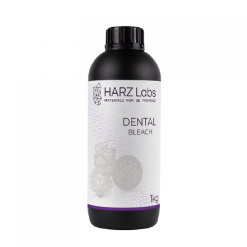 HARZ Labs Dental Bleach - фотополимерная смола для стоматологии, цвет молочный полупрозрачный, 1 кг | HARZ Labs (Россия)