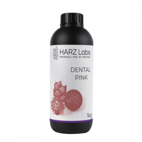 HARZ Labs Dental Pink - фотополимерная смола для демонстрационных стоматологических моделей десны, цвет розовый, 1 кг | HARZ Labs (Россия)