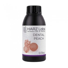 HARZ Labs Dental Peach - фотополимерная смола для печати дентальных мастер-моделей, цвет персиковый, 0.5 кг