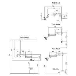 Прима Д - стоматологический операционный микроскоп с 5-ти ступенчатым увеличением и LED-подсветкой