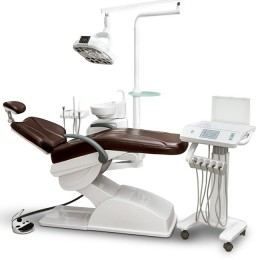 AY-A 3000 IMPLA - стоматологическая установка с нижней подачей инструментов и подкатным столом врача