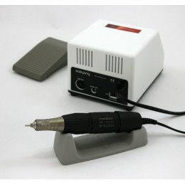 Marathon N2 - щеточный зуботехнический микромотор с наконечником SDE-H37LSP, 35000 об/мин, 50 Вт, педаль SFP-27