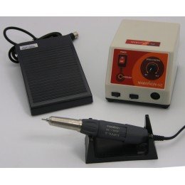 Marathon N2 - щеточный зуботехнический микромотор с наконечником с наконечником SDE-H37SP, 35000 об/мин, 50 Вт, педаль FS60