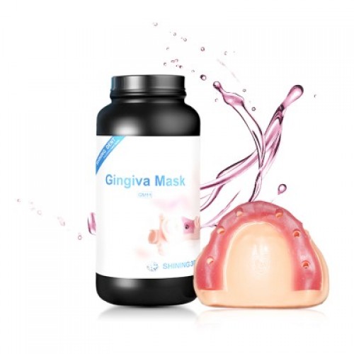 Gingiva Mask - фотополимер для печати имитации десны, 1 кг | Shining 3D (Китай)