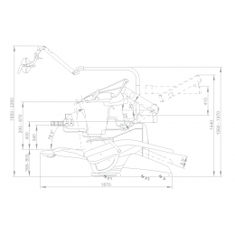Stern Weber S200 Continental - стоматологическая установка с верхней подачей инструментов