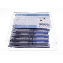 LC Block out kit - гель для создания резервуаров в каппе, 4 шприца, 20 насадок  Black Mini Tips