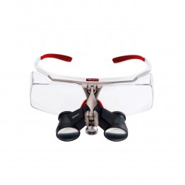 Air-X - бинокулярные лупы системы Flip-up, рабочее расстояние 300-500 мм, увеличение 2.5x/3.5x/4.5x/6.0x