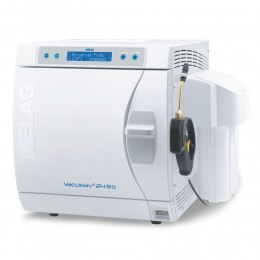 Vacuklav 24 B/L+ - автоклав с камерой на 29 л, подключение к водопроводу, Pro-Class, глубина камеры 60 см 