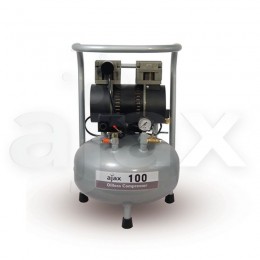 Ajax 100 - безмасляный компрессор для одной стоматологической установки, с ресивером 24 л (65 л/мин)