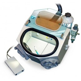 АСОЗ 5.1 Б - компактный пескоструйный аппарат для зуботехнических (керамических) лабораторий с одним струйным модулем