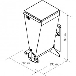 БУНКЕР 5.0 М - бункер для раздачи гипса