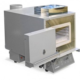 ЭМП 11.6 М - большая электромуфельная печь с блоком принудительной управляемой вытяжки