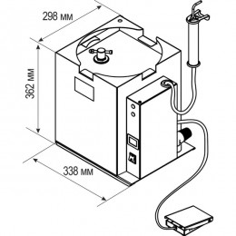 УПС 4.3 ГЕЙЗЕР - паростуйное устройство, бокс Б 1.0 СТИМ и держатель паропистолета ДЕРЖАТЕЛЬ 1.0 УПС